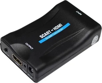 média konvertor Scart konvertor adaptér k HDMI pro audio a video