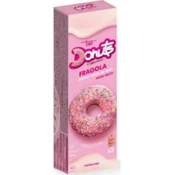 Pečivo Cuorenero Tiny Donuts Fragola 111 g
