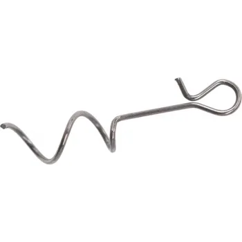 Rybářský háček 8ks - Vrut Mikado Jaws Spiral s Klipem na Háček 20mm