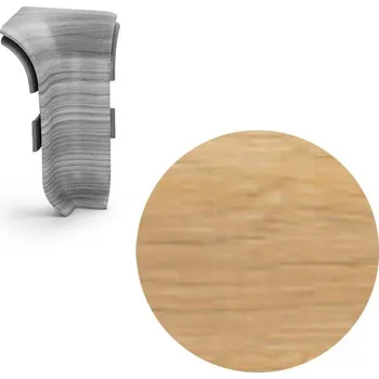 soklová lišta NOVÁK Vnitřní roh k soklové liště PVC Gladstone přírodní 56x23 flexibilní NGOUH8