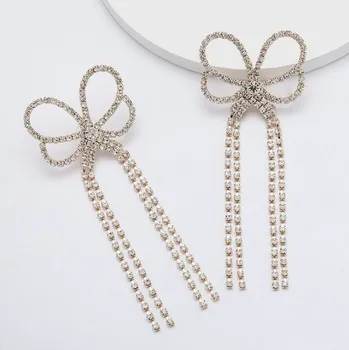 Náušnice Carla Dámské visací náušnice Levine zlatá