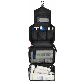 Organizér na kosmetiku Cestovní organizér na kosmetiku 6 kapes 23 x 15 cm černý