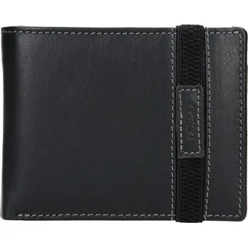 Peněženka Pánská kožená peněženka Lagen Dylan - černá