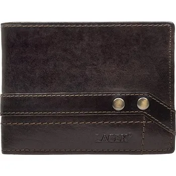 Peněženka Pánská kožená peněženka Lagen Jarko - hnědá