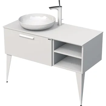 Koupelnový nábytek Koupelnová skříňka pod umyvadlo Naturel Luxe 110x36x50 cm bílá mat LUXE110LBMBU