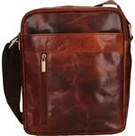 Panská kožená taška přes rameno SendiDesign Dennon - koňak