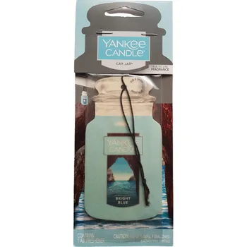 Vůně do auta Yankee Candle BRIGHT BLUE papírová visačka