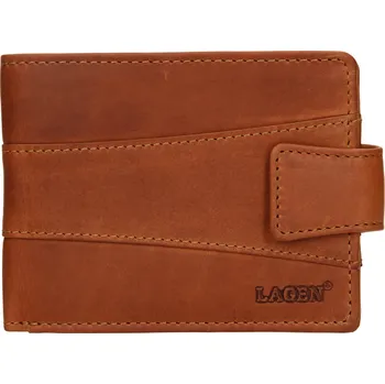 Peněženka Pánská kožená peněženka Lagen Kevins - hnědá