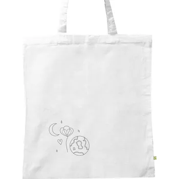 Pánské tričko BIO plátěná taška s potiskem Minimalistické kresby