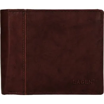 Peněženka Pánská kožená peněženka Lagen Levi - hnědá