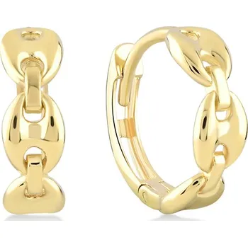 Náušnice Lillian Vassago Zdobené zlaté kroužkové náušnice 1,2 cm LLV06-GER148