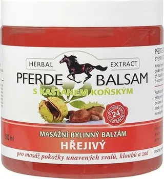 Masážní přípravek Vivaco Pferde Balsam Herbal Extract hřejivý 500 ml