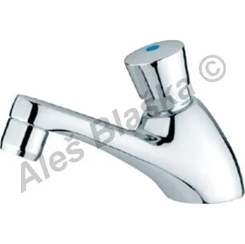 Vodovodní baterie Rubinetteria MCM International - Itálie | MCM 9001 A stojánková umyvadlová samouzavírací baterie - časová ,tlačná, tlačítková - CHROM MCM.9001A