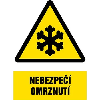 Značení Značka Nebezpečí omrznutí