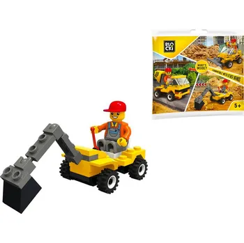 ostatní stavebnice Blocki stavebnice MyCity stavba bagr kompatibilní 37 dílů