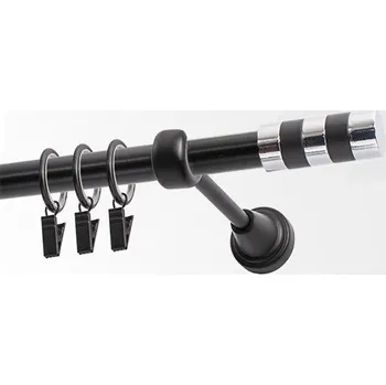 Garnýž kovová 220 cm jednořadá 19 Sigma černá