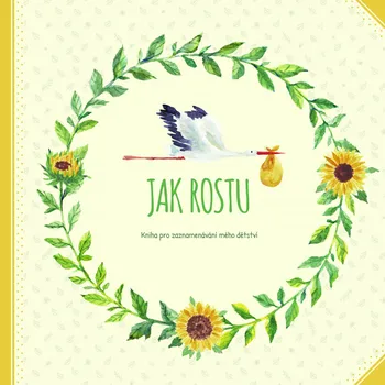 Jak rostu: Kniha pro zaznamenávání mého dětství - Monika Kopřivová (2020, pevná) + milníkové kartičky
