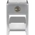 Noční stolek vidaXL 242115 stříbrný