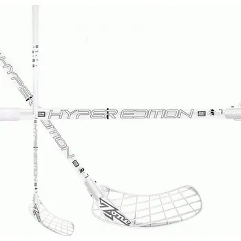 Florbalová hůl Zone Hyper Composite Light 28 white/black vel. 96cm (=106cm) levá kulatá (levá ruka dole)