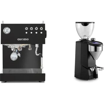 Kávovar Ascaso Steel DUO, Black + Rocket Espresso SUPER FAUSTO, black