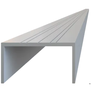 Stavební profil KVN Aluminium U profil EN AW-6060 T66