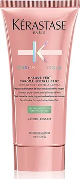 Vlasová regenerace Kérastase Chroma Absolu Masque Vert Chroma Neutralisant hydratační a neutralizační maska 150 ml