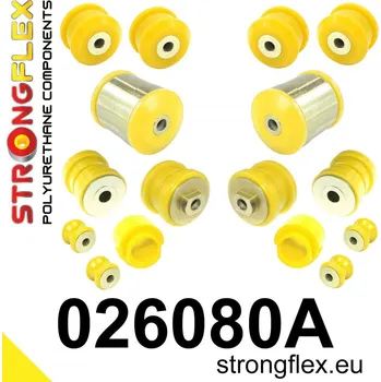 Silentblok nápravy Kompletní sada silentbloků přední nápravy SPORT 026080A Audi A4, A6