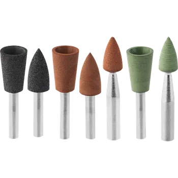 Dentální hygiena Proclinic Silikonové leštící nástroje, 10 ks Tvar: špičatý, Hrubost: tvrdé