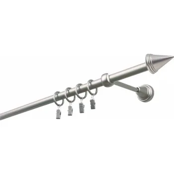 Garnýž Garnýž kovová 220 cm jednořadá 19 Hrot satina