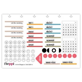 samolepka Fleppi Říjen 2022 | arch 6