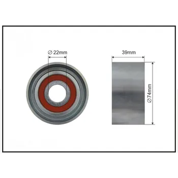 Rozvod motoru Napínací kladka Scania P,G,R,T MTX-500588