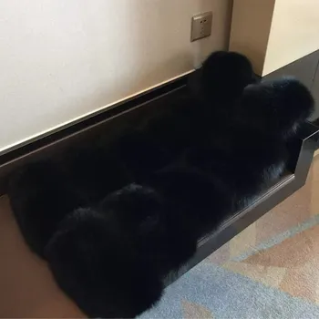 Dámská vesta Vesta chlupatá zimní kožíšek dámský Barva: Černá, Velikost: S