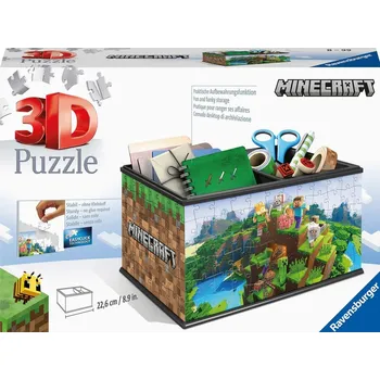 3D puzzle Ravensburger úložný box Minecraft 216 dílků