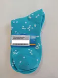 FootJoy W ponožky ComfortSof - vysoké s puntíky modré