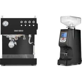 Kávovar Ascaso Steel DUO, Black + Eureka Atom 60, black