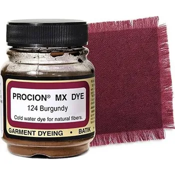 Speciální výtvarná barva Barva Jacquard Procion MX na bavlnu odstín 124 Burgundská hnědá