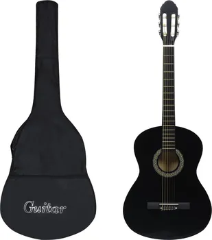 Klasická kytara vidaXL 70111 klasická kytara pro začátečníky 4/4 39" černá