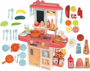 Dětská kuchyňka BB-Shop Toys dětská kuchyňka se zvuky a tekoucí vodou oranžová