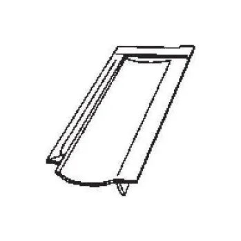 Střešní krytina Bramac Topas 13 engoba taška krajní levá hnědá