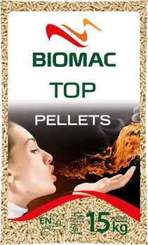 Tuhé palivo Biomac Top Dřevěné pelety 15 kg