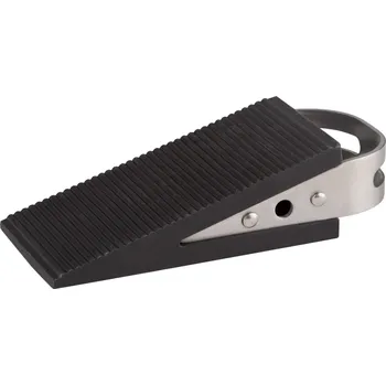 dveřní zarážka Walteco Dveřní klín s úchytkou 120 x 3/30 mm černé