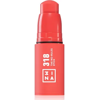 Oční stíny 3INA The No-Rules Stick multifunkční tužka na oči, rty a tváře odstín 318 - Coral 5 g