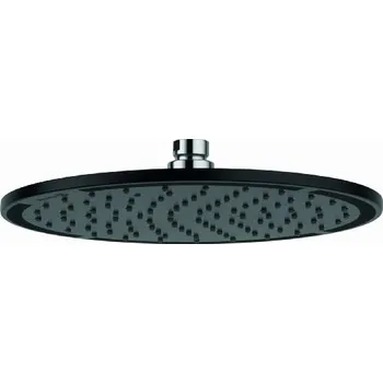 Sprchová hlavice Kludi A-Qa - Horní sprcha 250, 1 proud, černá mat/chrom 6432587-00