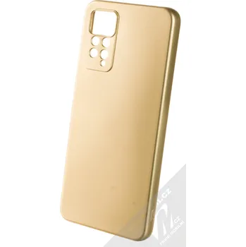 Pouzdro na mobilní telefon 1Mcz Metallic TPU ochranný kryt pro Xiaomi Redmi Note 11 Pro 4G (Global version), Redmi Note 11 Pro 5G (Global version) zlatá (gold)