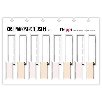 samolepka Fleppi Samolepky Kdy naposledy jsem...