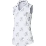 Puma W polo Blossom Sleeveless bílo šedé: Dámské L