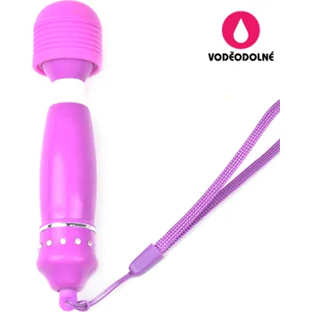 Vibrátor VšeNaSex.cz Mini vibrátor Diamond Wand fialový