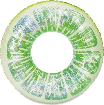Nafukovací kruh Mac Toys Nafukovací kruh limetka se třpytkami 91 cm 