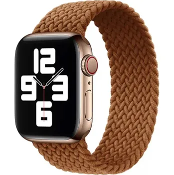 Příslušenství k chytrým hodinkám Nylonový pletený navlékací řemínek pro Apple Watch velikost XS Barva: Hnědá, Velikost: 38/40/41/42mm, Typ: 9