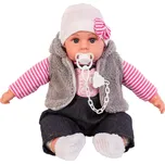 Doris Mluvící panenka s dudlíkem 45 cm